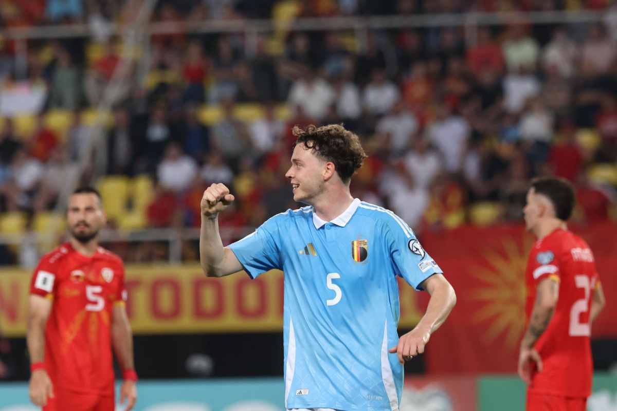 De Cuyper con la maglia del Belgio