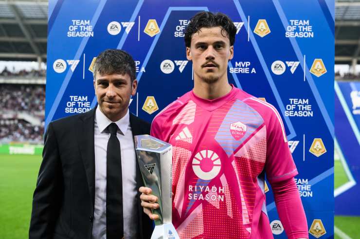 Ghisolfi e Svilar con il premio miglior portiere della A