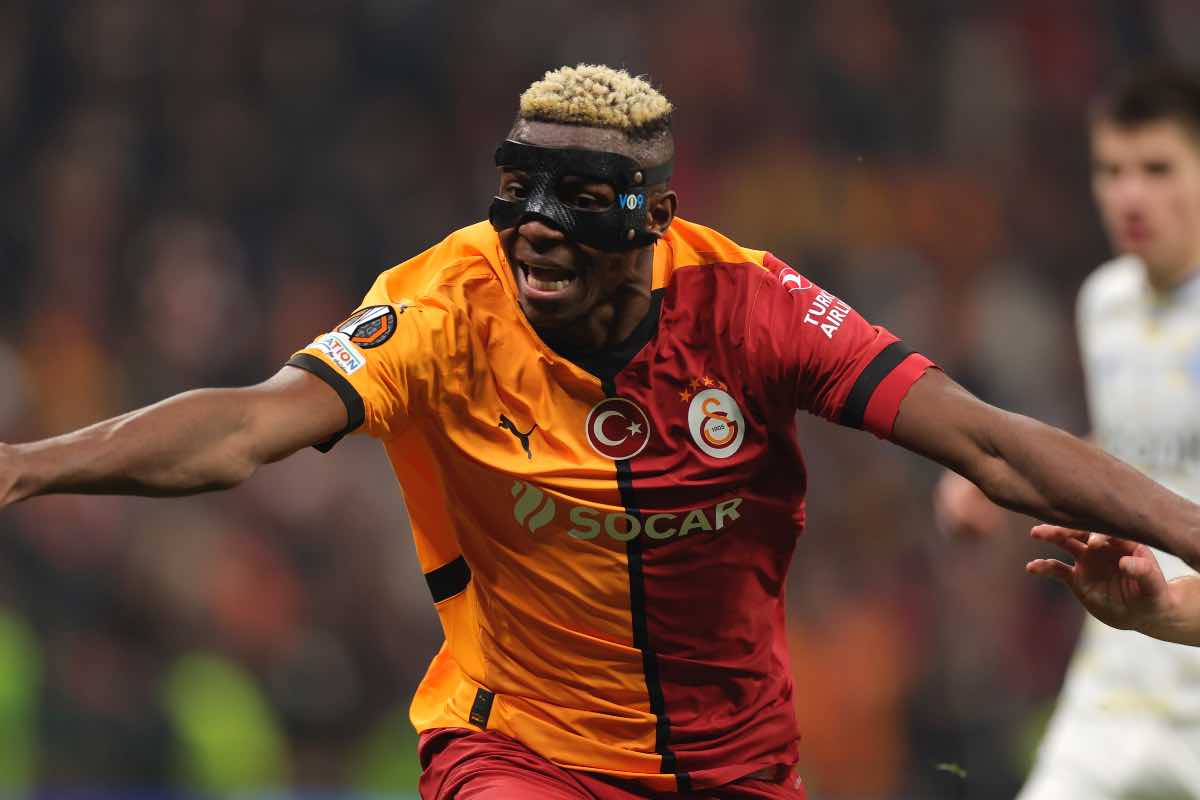 Victor Osimhen, attaccante del Napoli in prestito al Galatasaray nella scorsa stagione