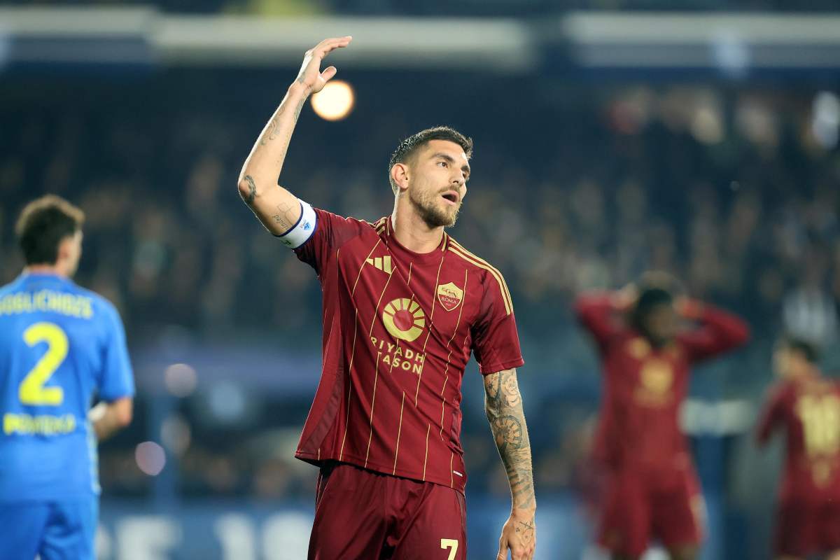 Pellegrini con la maglia della Roma