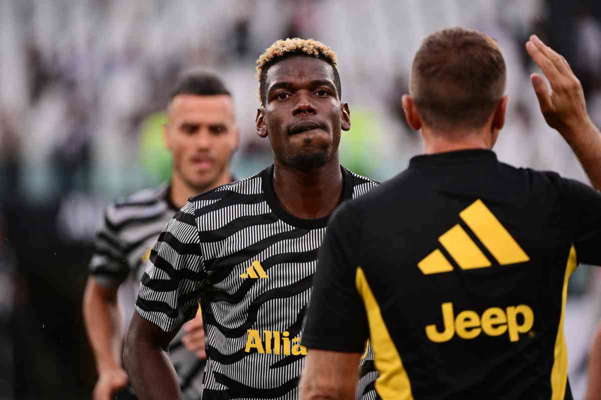 Pogba con la maglia della Juventus