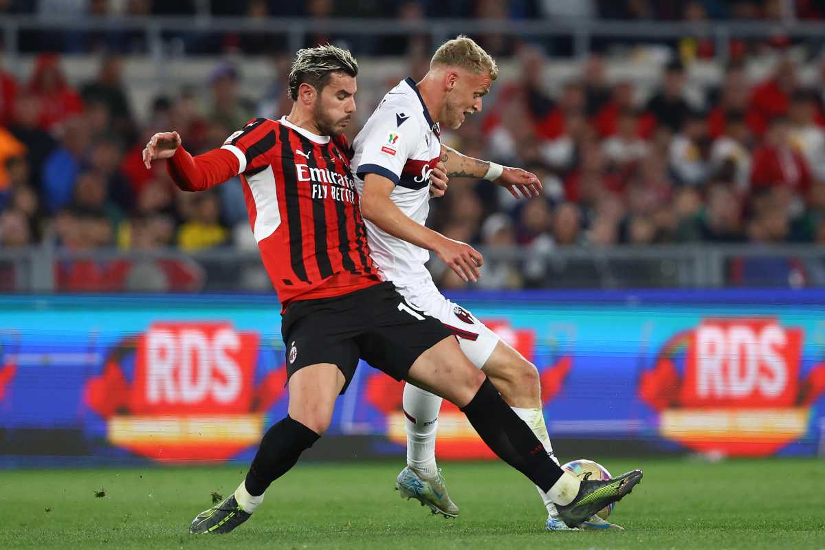 Theo Hernandez in campo 