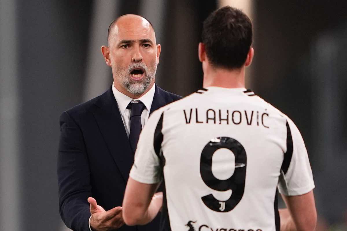 Igor Tudor e Dusan Vlahovic