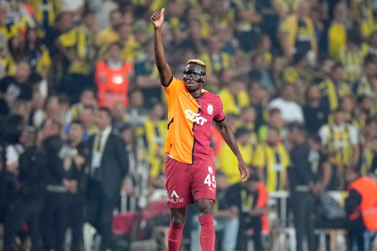 Victor Osimhen, attaccante del Napoli in prestito al Galatasaray