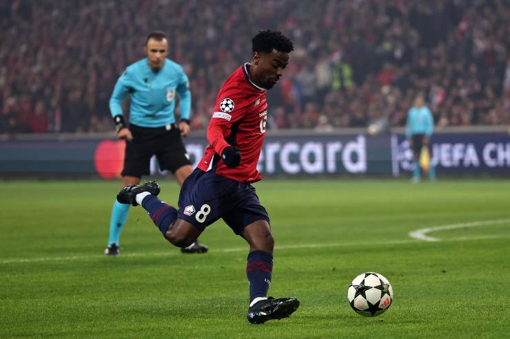 Il centrocampista del Lilla, Angel Gomes