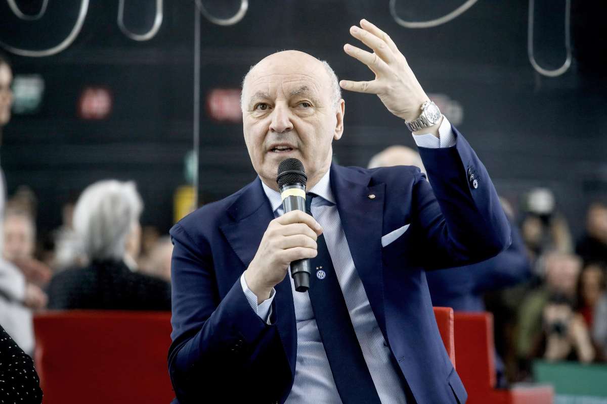 Il presidente dell'Inter, Giuseppe Marotta