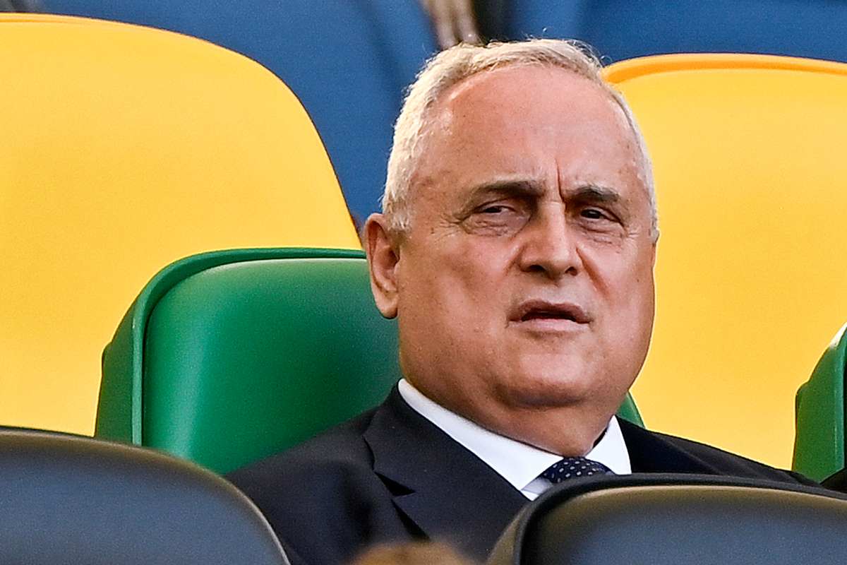 Il presidente della Lazio, Claudio Lotito