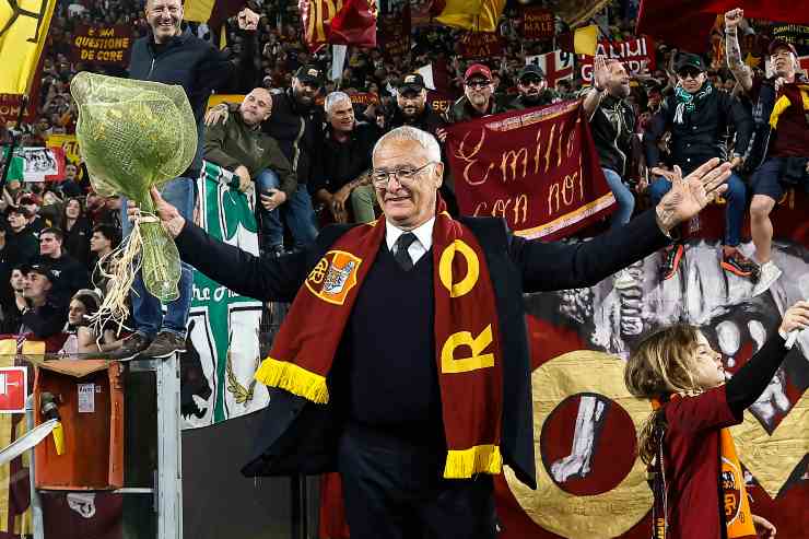 Il tecnico della Roma, Claudio Ranieri
