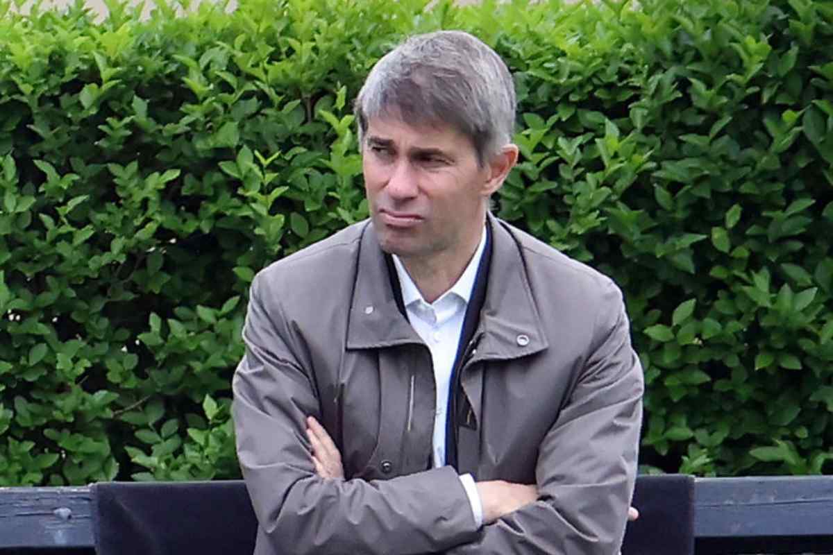 Il direttore sportivo della Roma, Frederic Massara