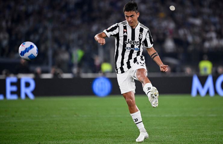 Paulo Dybala con la maglia della Juventus