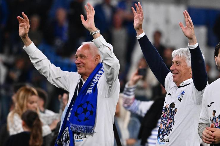 Per cassi e gasperini ringraziano i tifosi dell'Atalanta