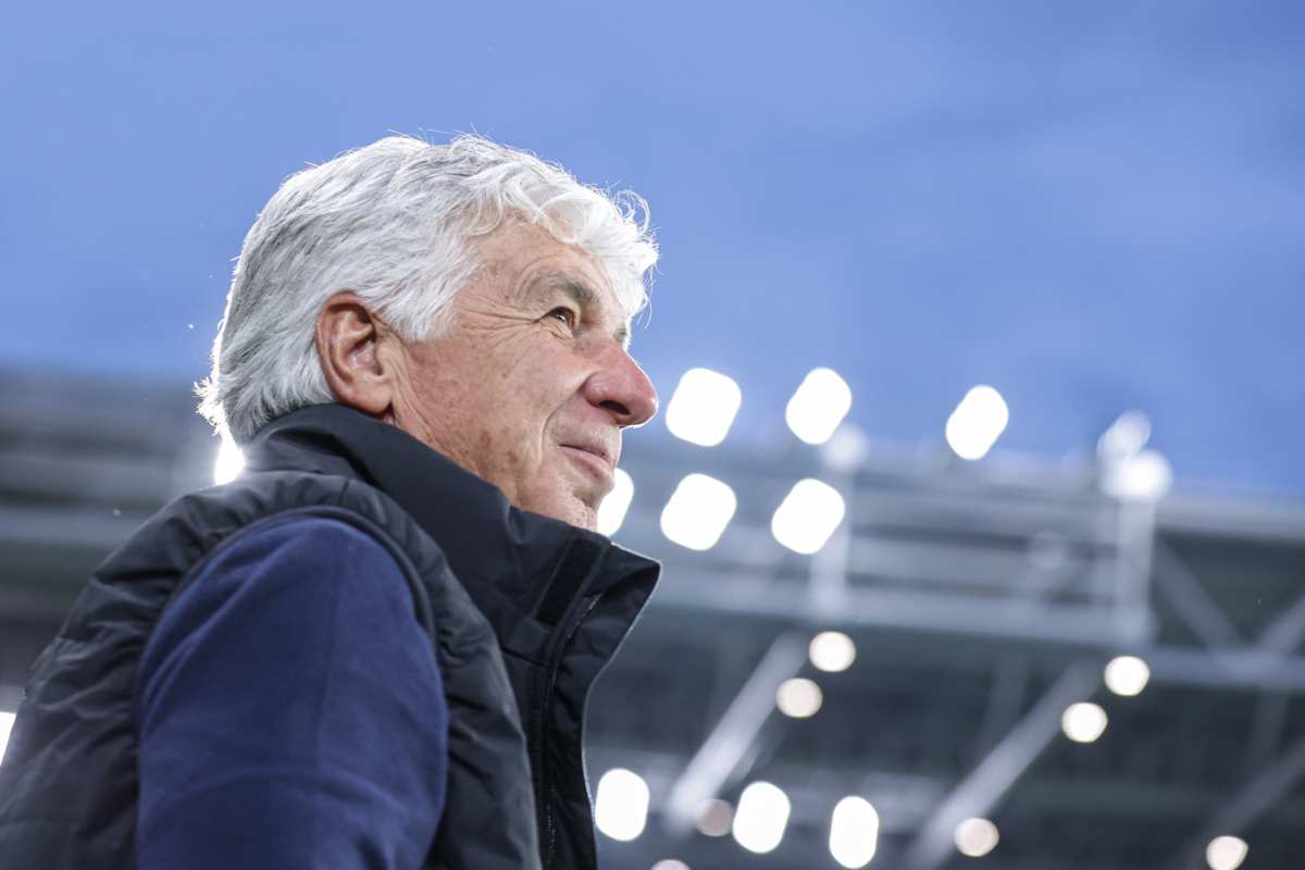 Gasperini sorridente in primo piano
