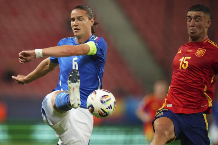 Ghilardi con la maglia della nazionale 