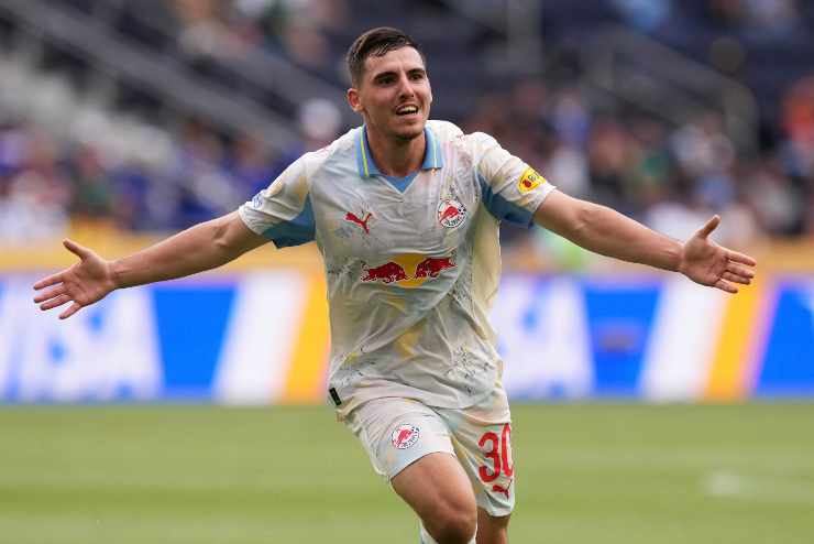 Gloukh esulta dopo il gol siglato al Mondiale per Club