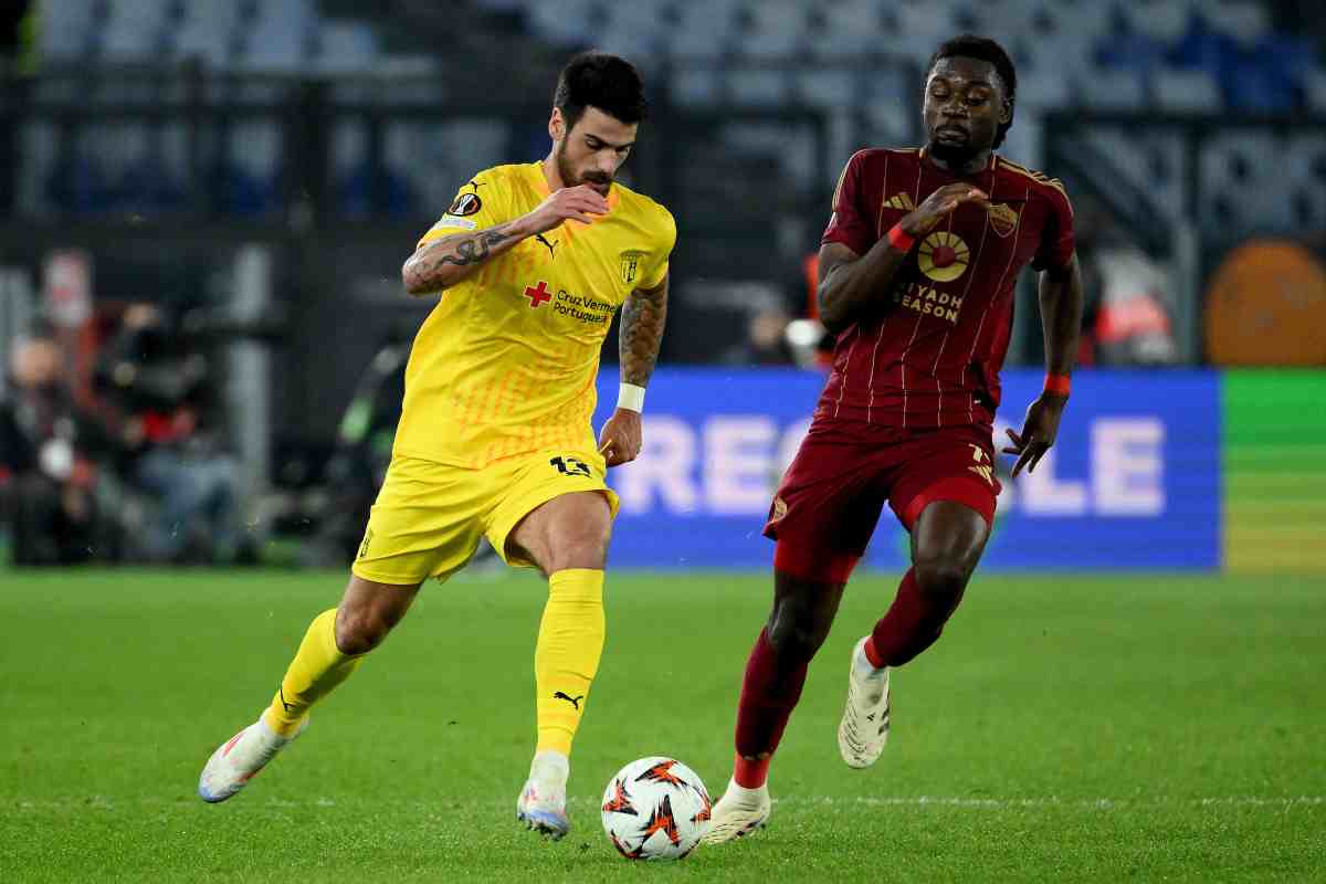 Kone in campo con la Roma