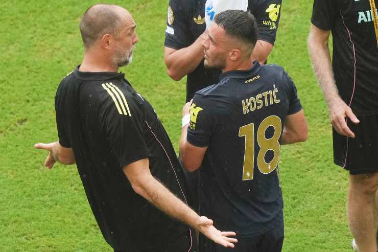 Kostic a colloquio con Tudor