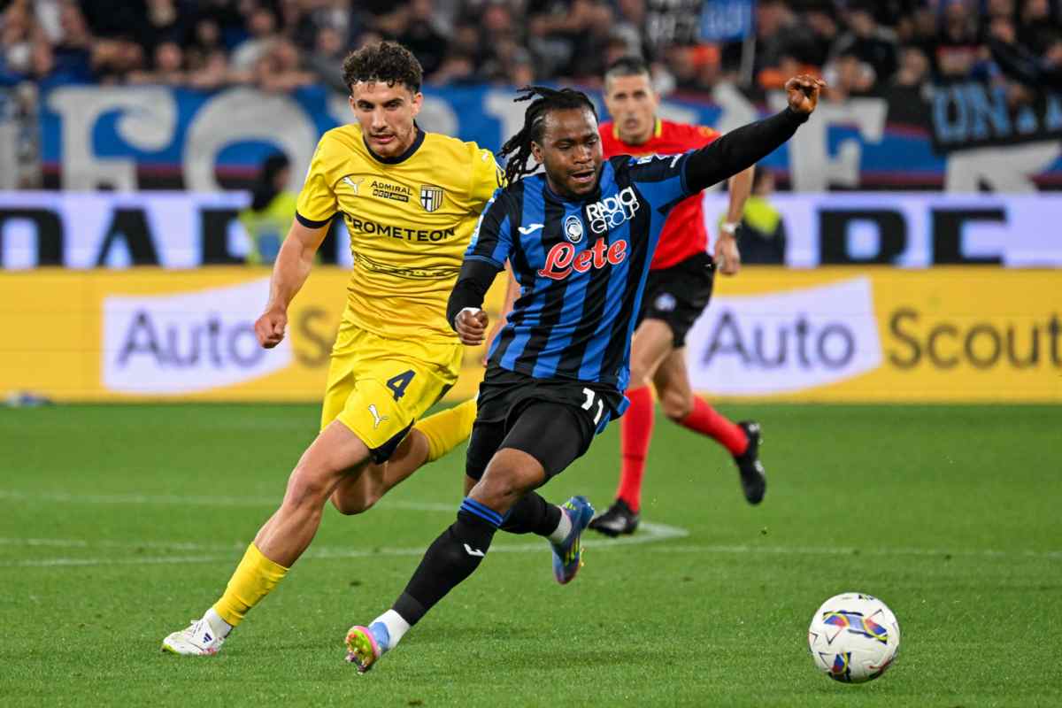 Lookman in azione, lo vuole l'Inter