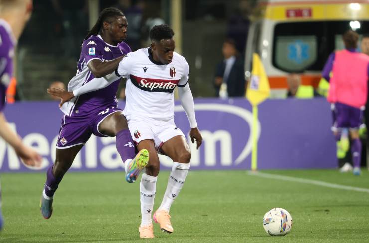 Lucumi e Kean, difensore e attaccante di Bologna e Fiorentina
