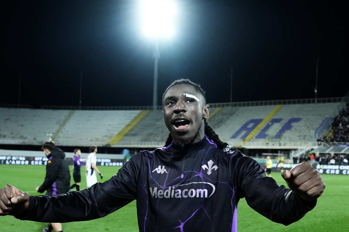 Moise Kean, attaccante della Fiorentina