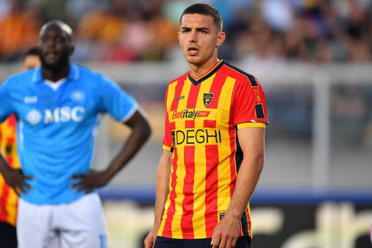 Nikola Krstovic, attaccante del Lecce