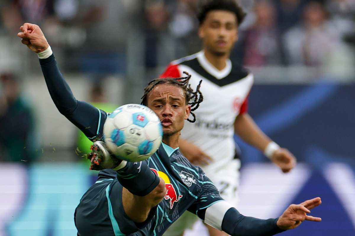 Xavi Simons con la maglia del Lipsia