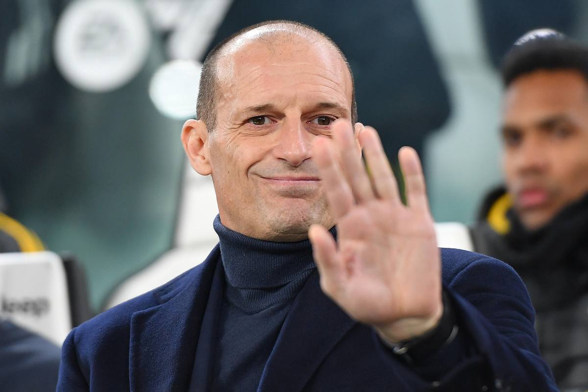 Il tecnico del Milan Massimiliano Allegri