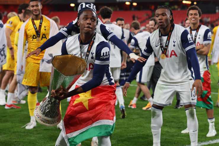 Il centrocampista del Tottenham, Yves Bissouma