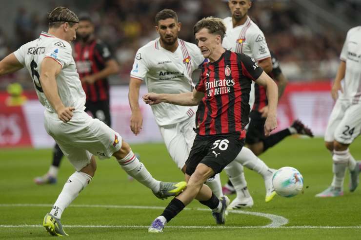 Il centrocampista belga del Milan, Alexis Saelemaekers