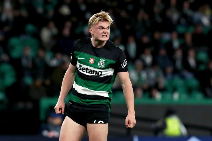 L'attaccante dello Sporting Lisbona, Conrad Harder