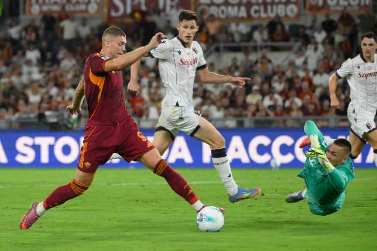 Dovbyk pronto a dribblare il portiere