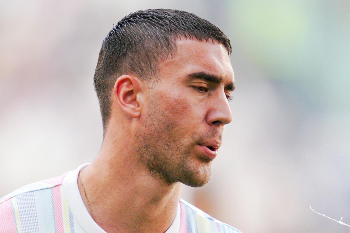 L'attaccante serbo della Juventus, Dusan Vlahovic