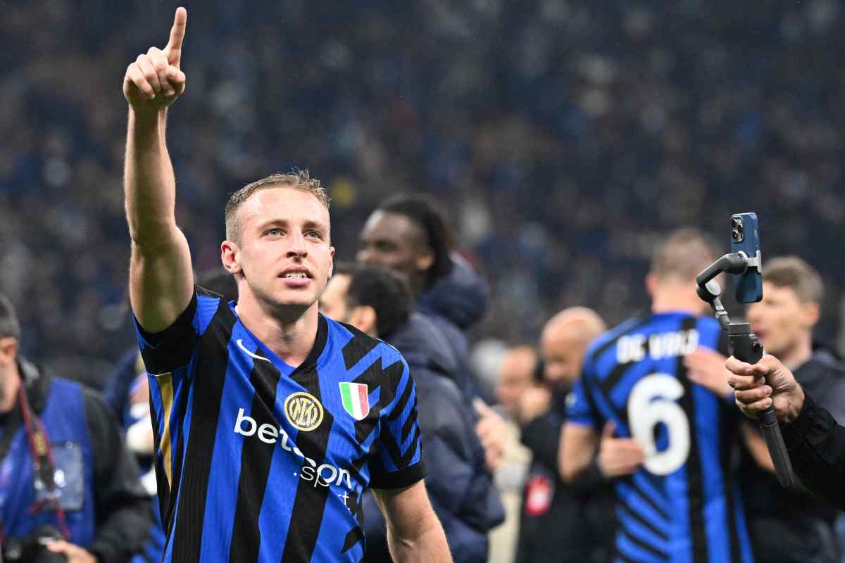 Frattesi con la maglia dell'Inter 