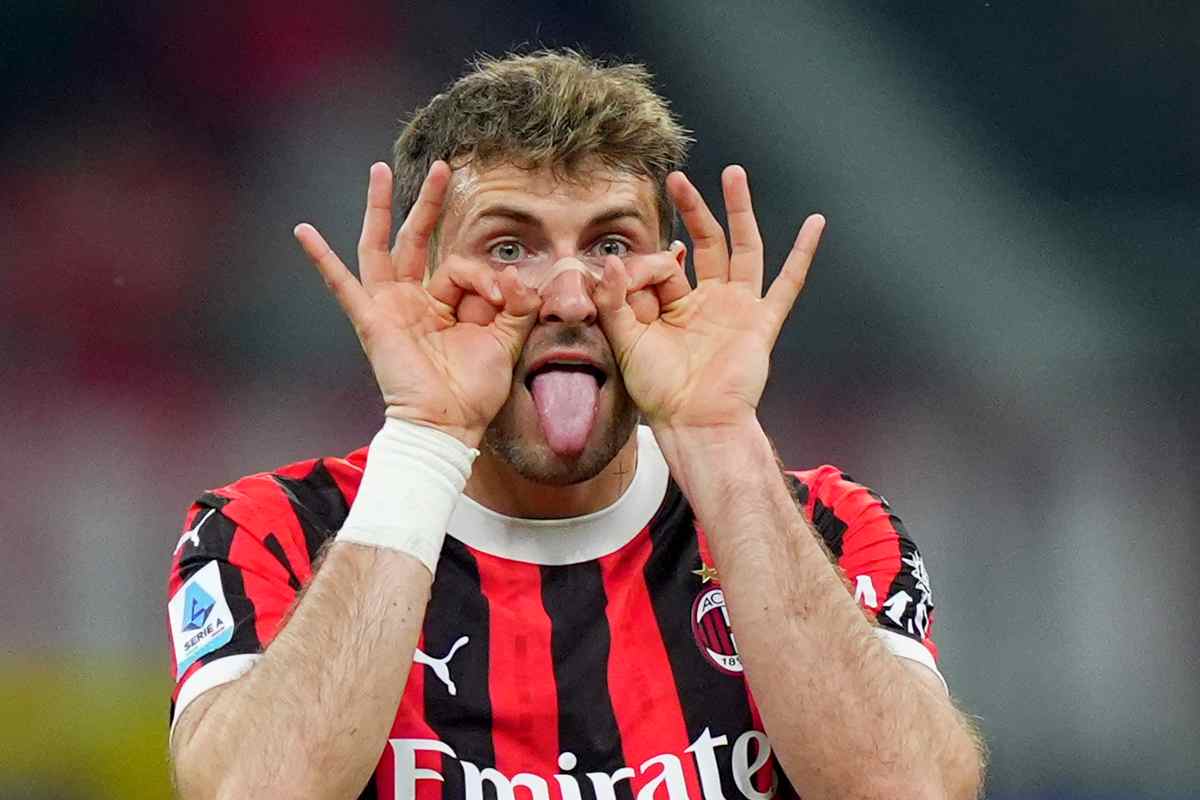 Gimenez festeggia con la sua solita esultanza