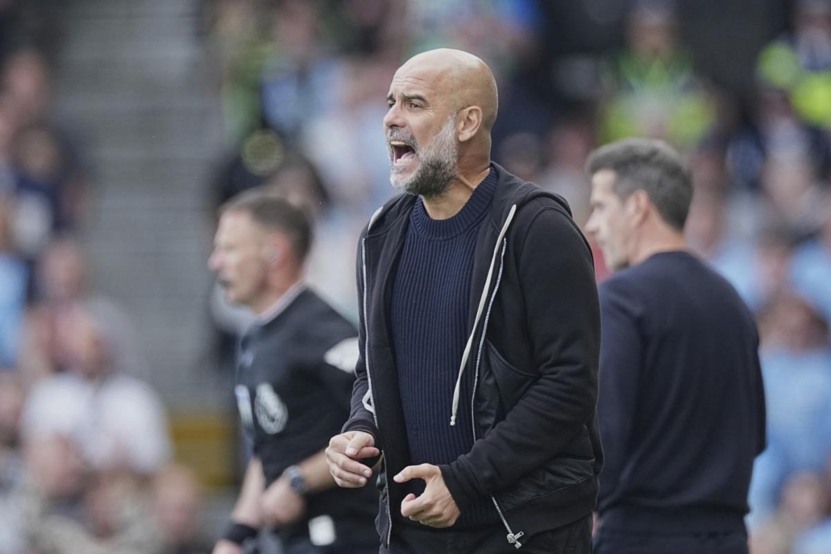 Guardiola in panchina