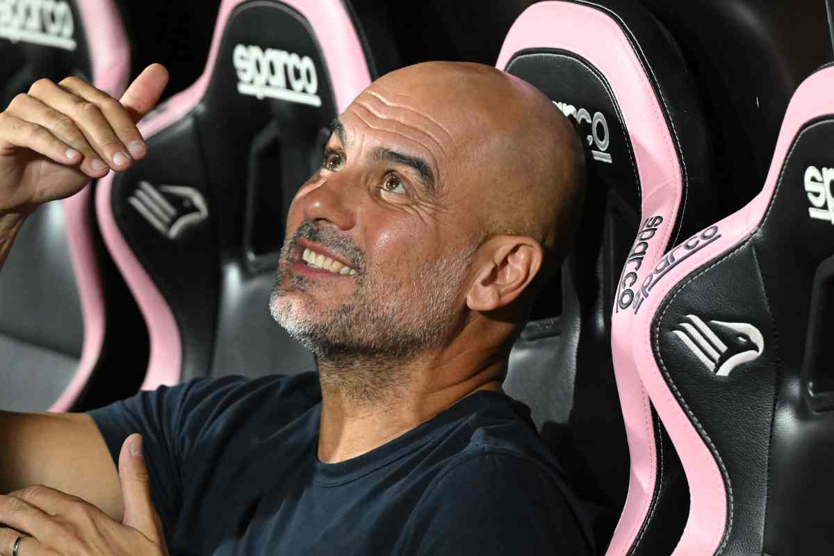 Pep Guardiola, allenatore del Manchester City