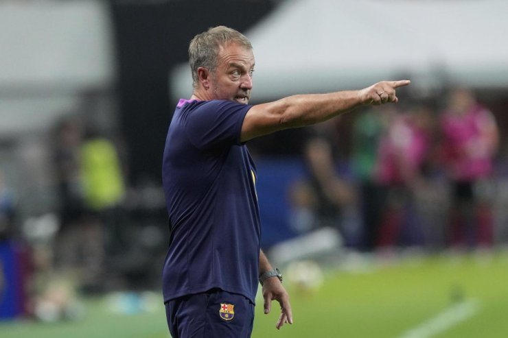 Il tecnico tedesco del Barcellona, Hansi Flick