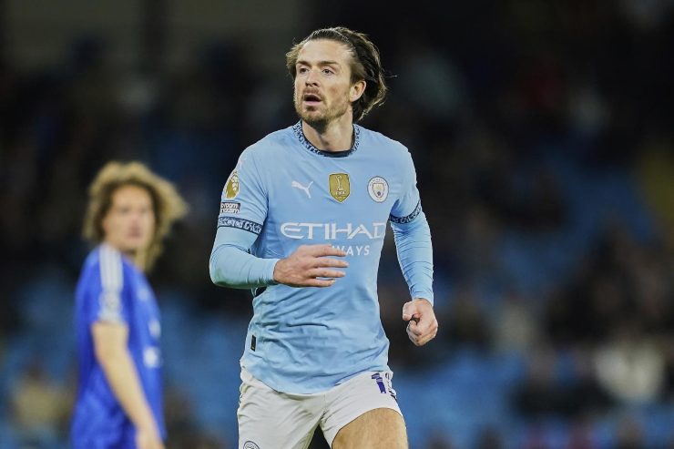 Il centrocampista inglese del Manchester City, Jack Grealish 