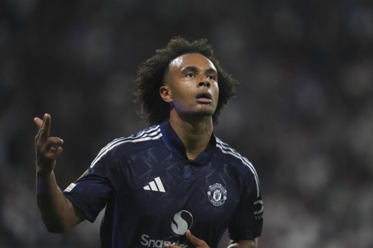 L'attaccante del Manchester United, Joshua Zirkzee