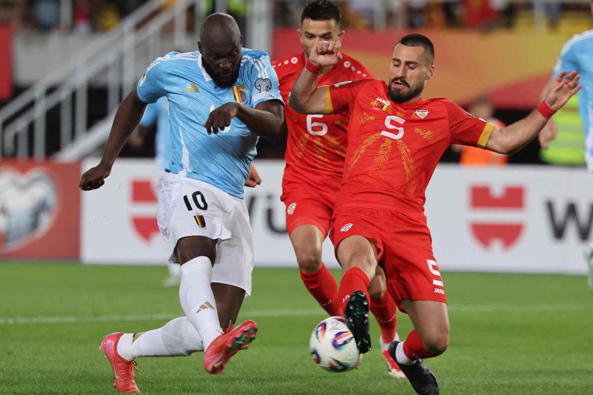 Romelu Lukaku con la maglia del Belgio