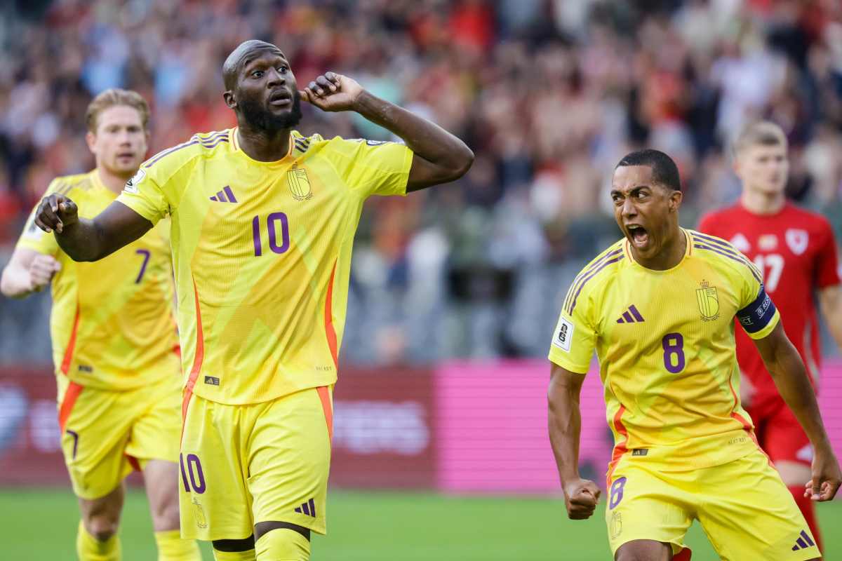 Lukaku con la maglia del Belgio