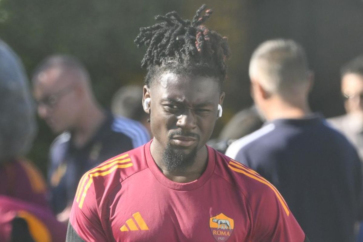 Il centrocampista francese della Roma, Manu Kone’