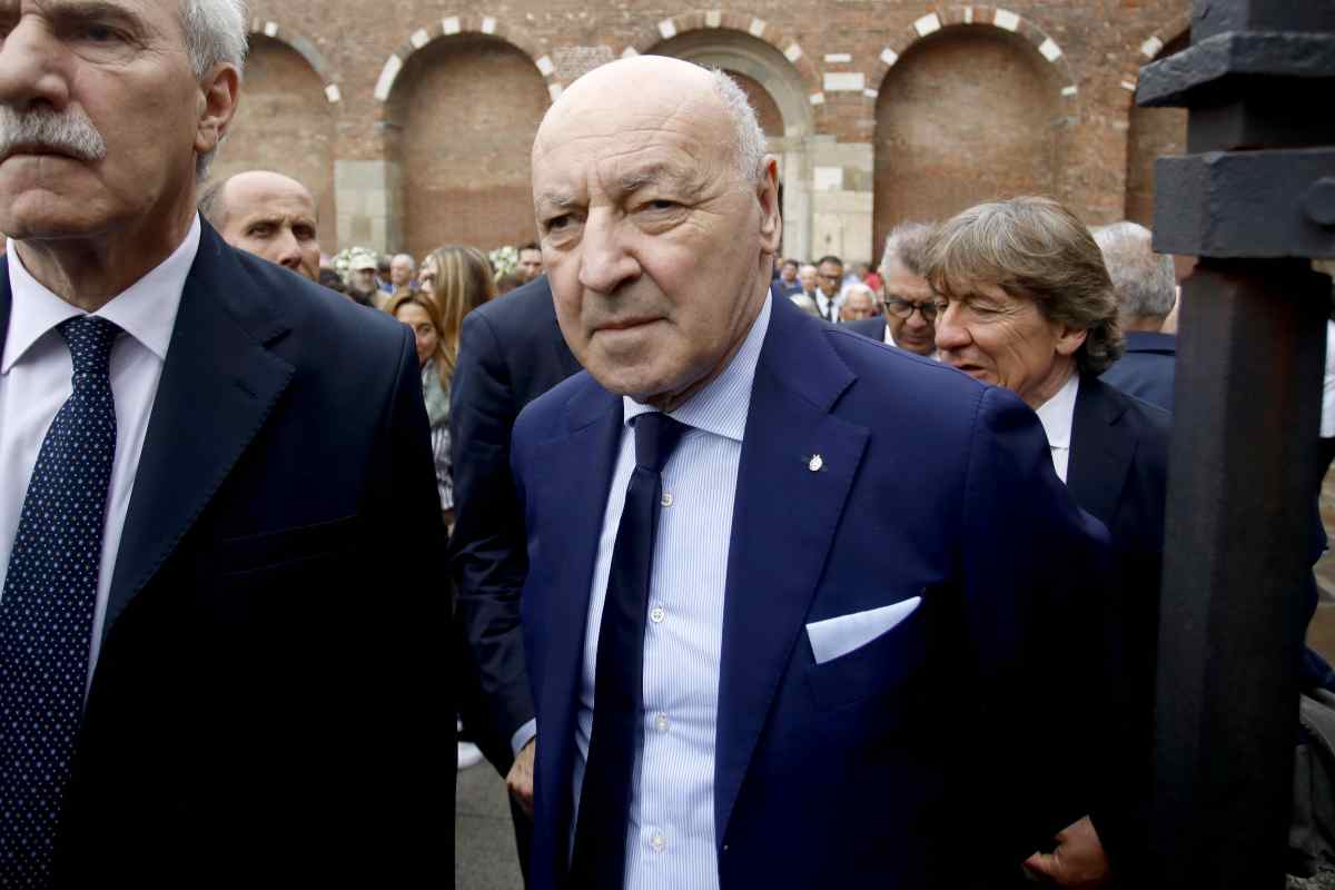 Marotta in un evento pubblico