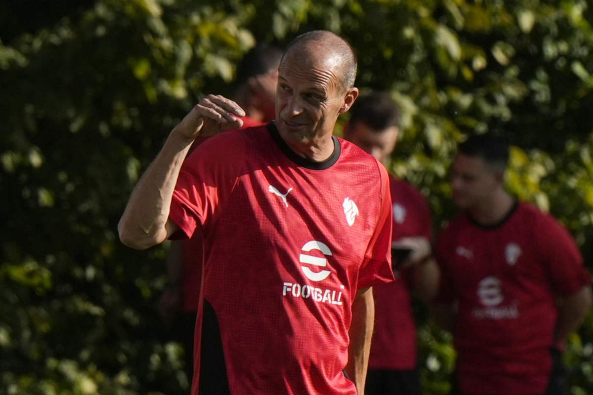 Il tecnico del Milan Massimiliano Allegri