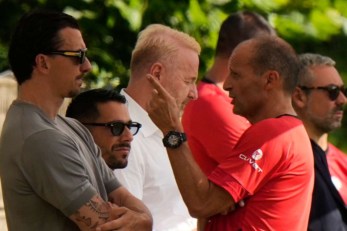 Massimiliano Allegri con Igli Tare