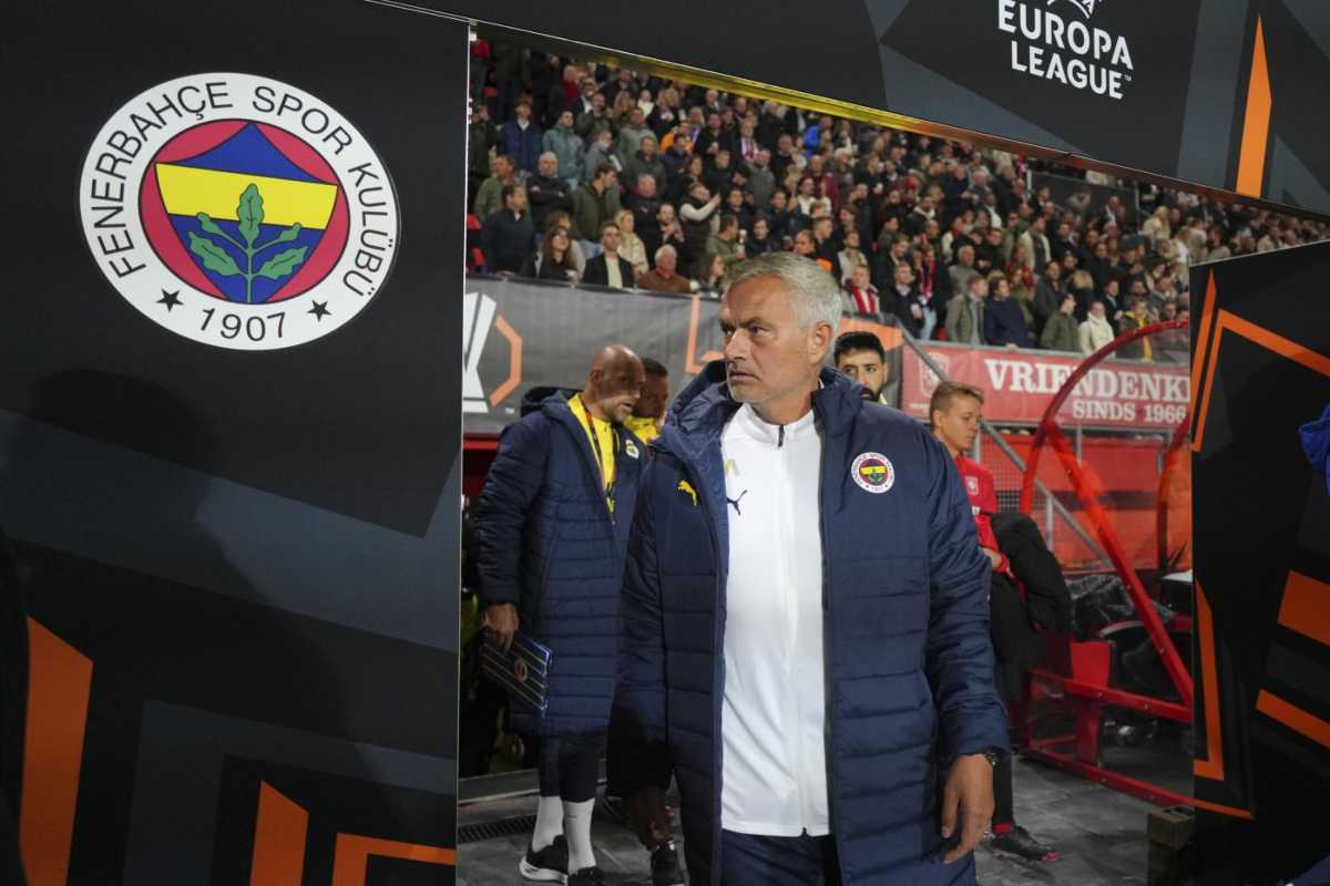 Mourinho prima di una partita