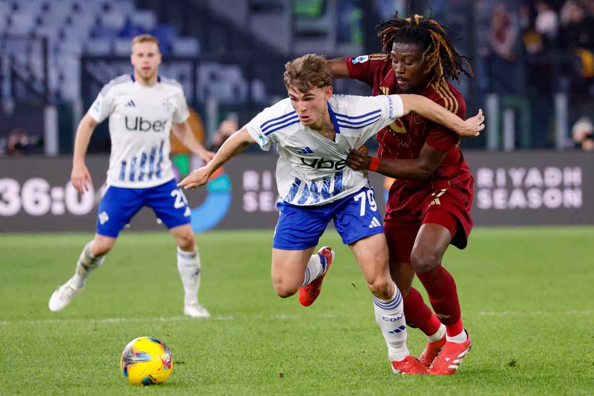 Nico Paz con la maglia del Como