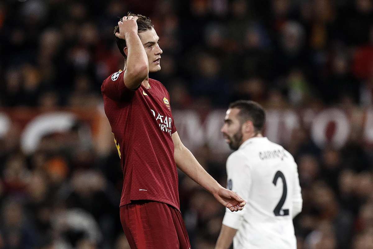 Schick con la maglia della Roma