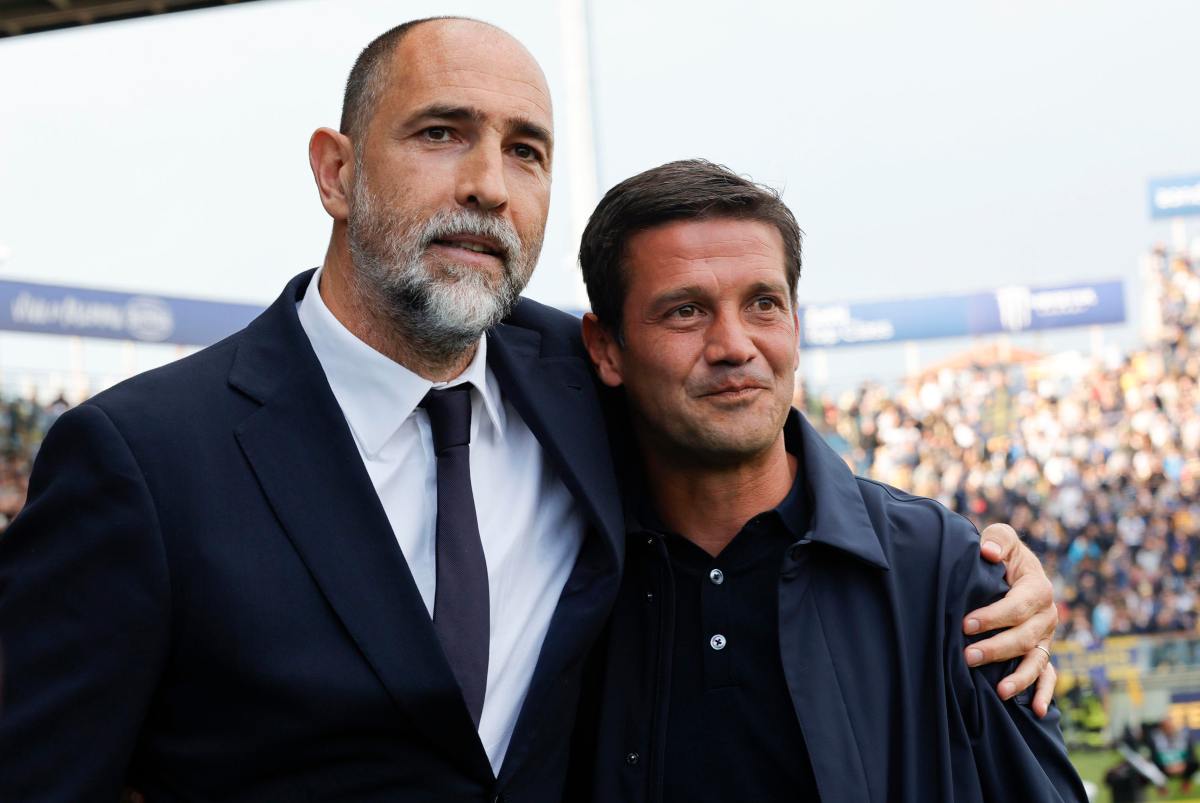 Tudor e Chiuv prima di una gara 