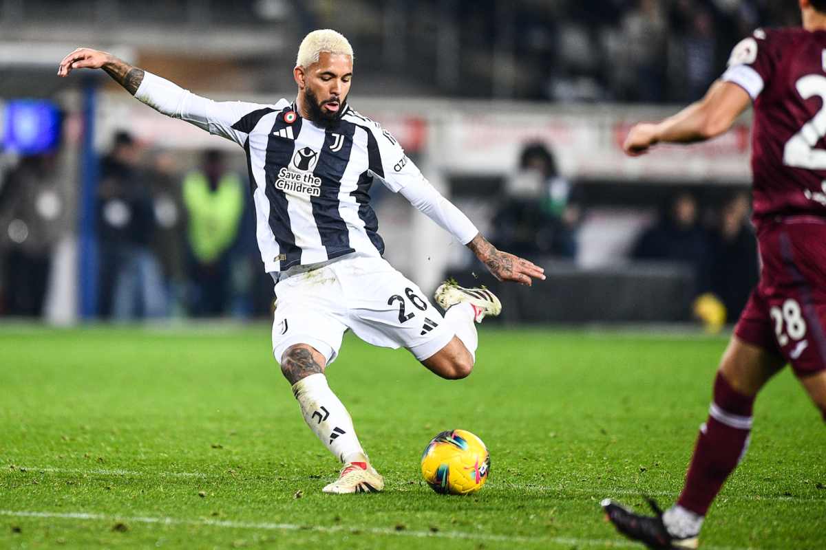 Il centrocampista brasiliano della Juventus Douglas Luiz