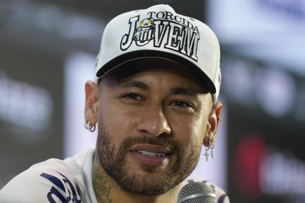 Neymar, attaccante del Santos